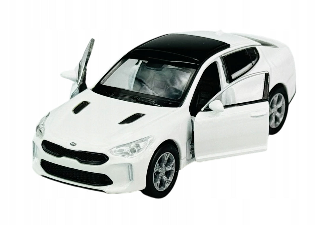 WELLY KIA Stinger White Metal Tadpole Model WELLY 1:34