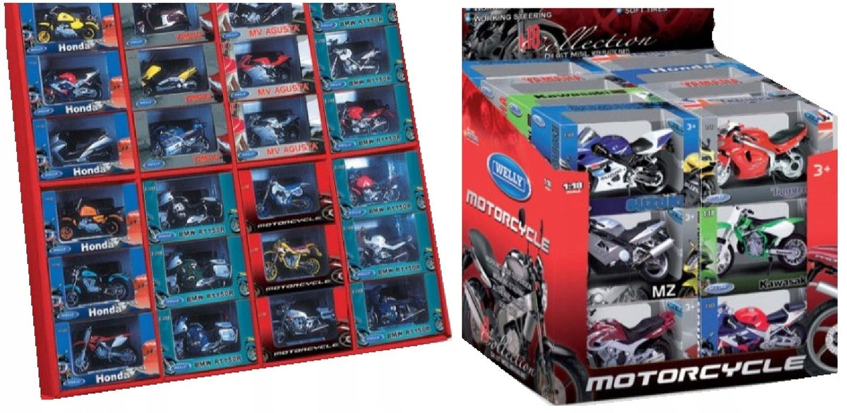 WELLY MOTORBIKES IN 1:18 1440 8690 SCALE Brand Welly