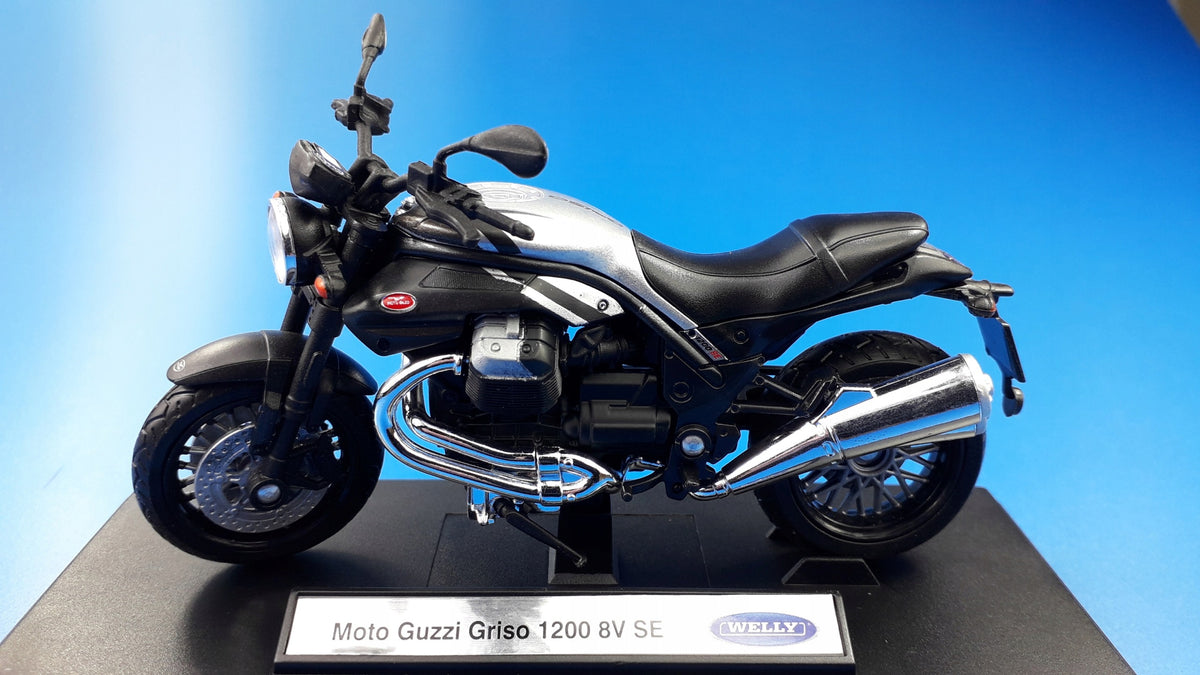 WELLY Moto Guzzi Griso 1200 8V SE Motorcycle Metal Model WELLY 1:18 Brand Welly