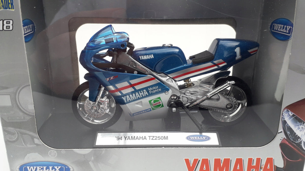 WELLY Motorcycle YAMAHA TZ250M 1994 Metal Model WELLY Scale 1:18 Manufacturer code 54415013