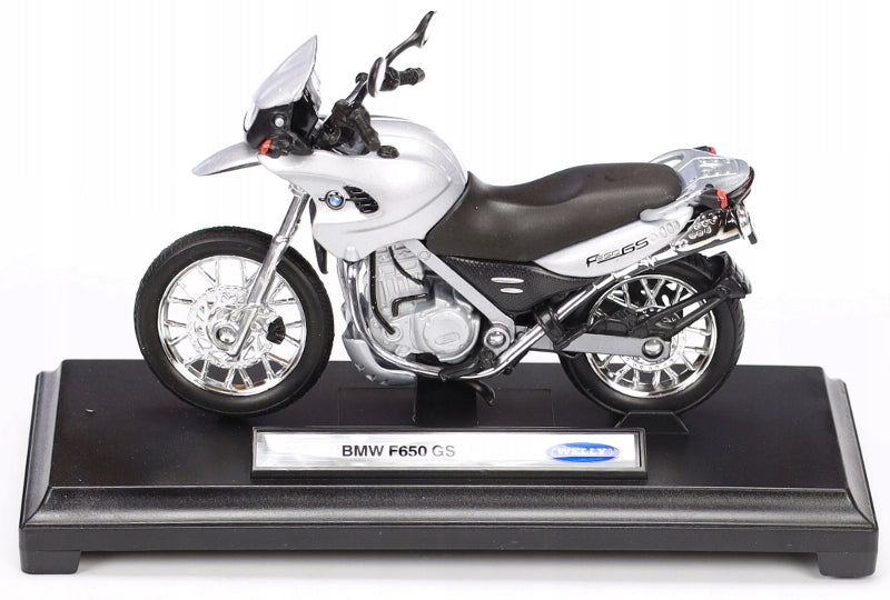 WELLY POLICE MOTORCYCLE MOTOR BMW F650 GS ON STAND Packaging status original