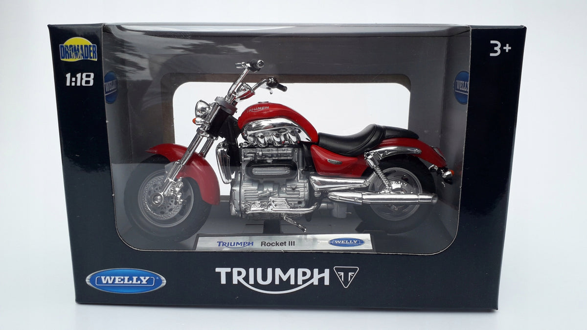 WELLY TRIUMPH Rocket III Red Motorcycle Metal Model WELLY 1:18 Manufacturer code 29209735