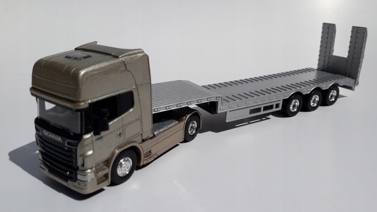 WELLY Welly Scania V 8 R 730 + Semitrailer Metal Model WELLY Scale 1:64 Brand Welly