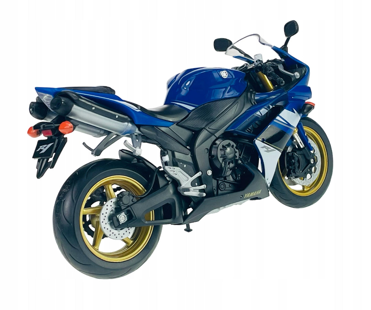 WELLY YAMAHA YZF-R1 BLUE 1:10 MOTORCYCLE NEW MODEL 62802 Brand Welly