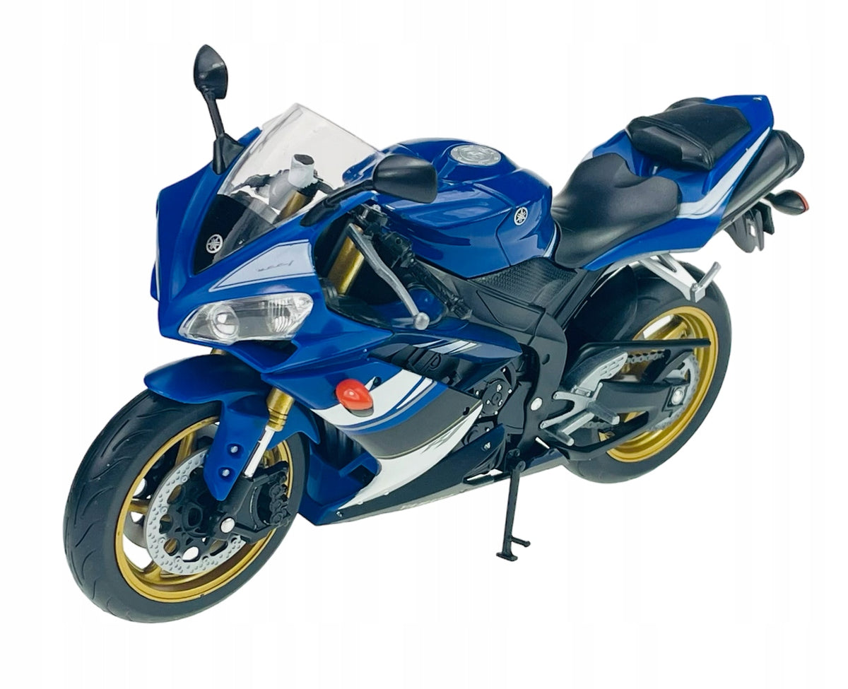 WELLY YAMAHA YZF-R1 BLUE 1:10 MOTORCYCLE NEW MODEL 62802