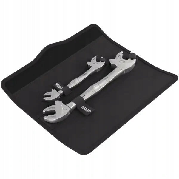 WERA 05020340001 SET OF SELF-ALIGNING DOUBLE-SIDED FLAT WRENCHES 2 PCS.