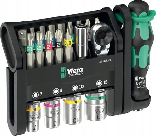 WERA TOOL-CHECK MODULAR 1 21 PARTS KIT Packaging status original
