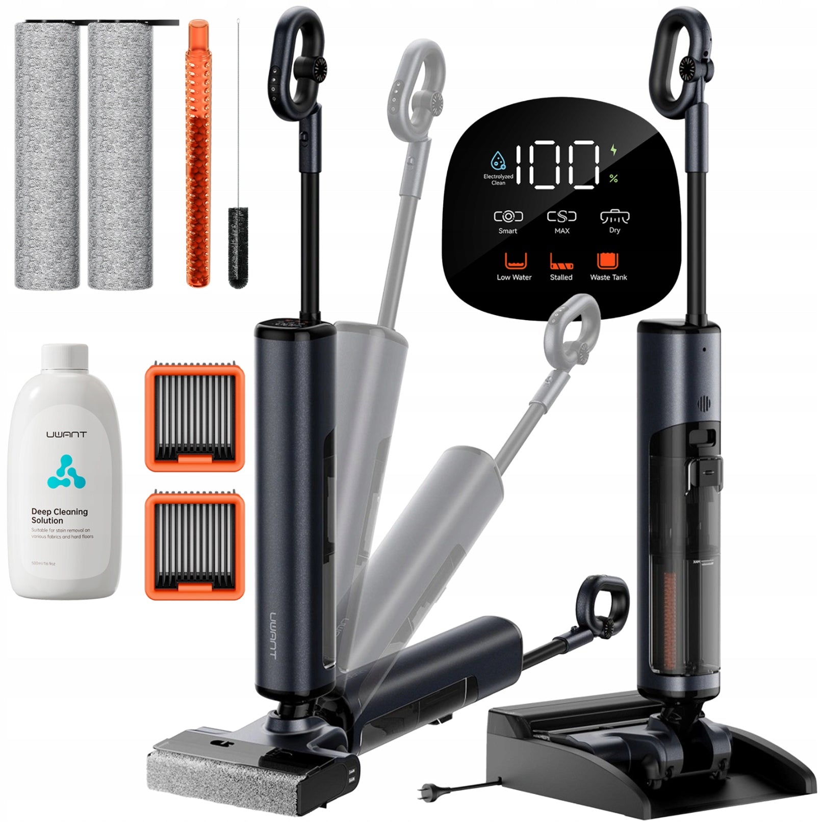 WET AND DRY 100°C CORDLESS FLOOR CLEANER FOR UWANT D700 PRO