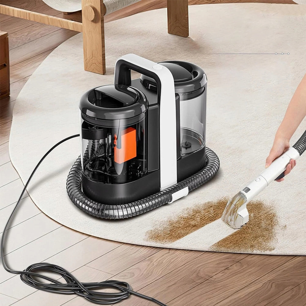 WET AND DRY FABRIC CLEANING MACHINE 1500+800 ML FOR CARPETS AND SOFAS Maximum power 600 W