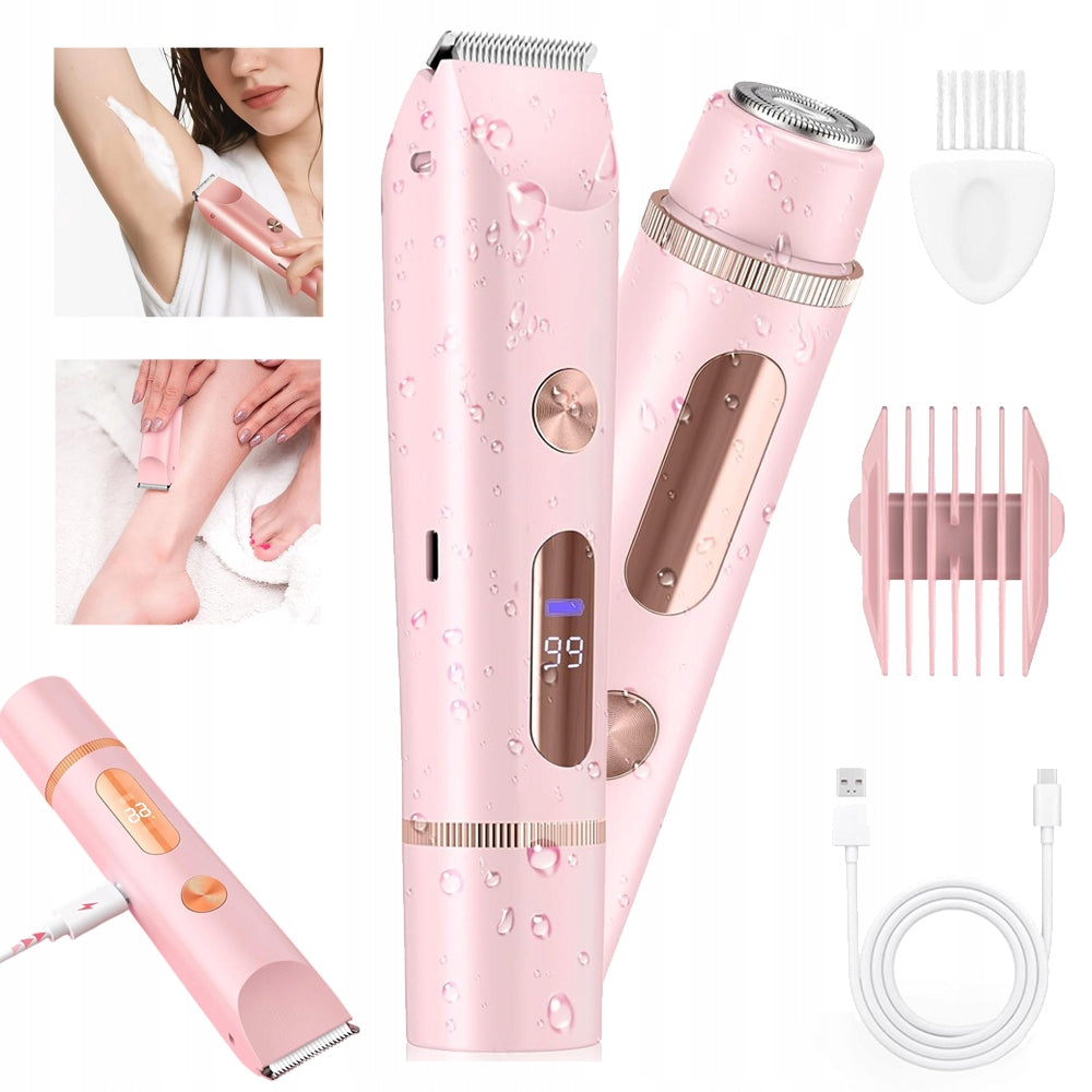 WET AND DRY HAIR CLIPPER FOR WOMEN, WATERPROOF