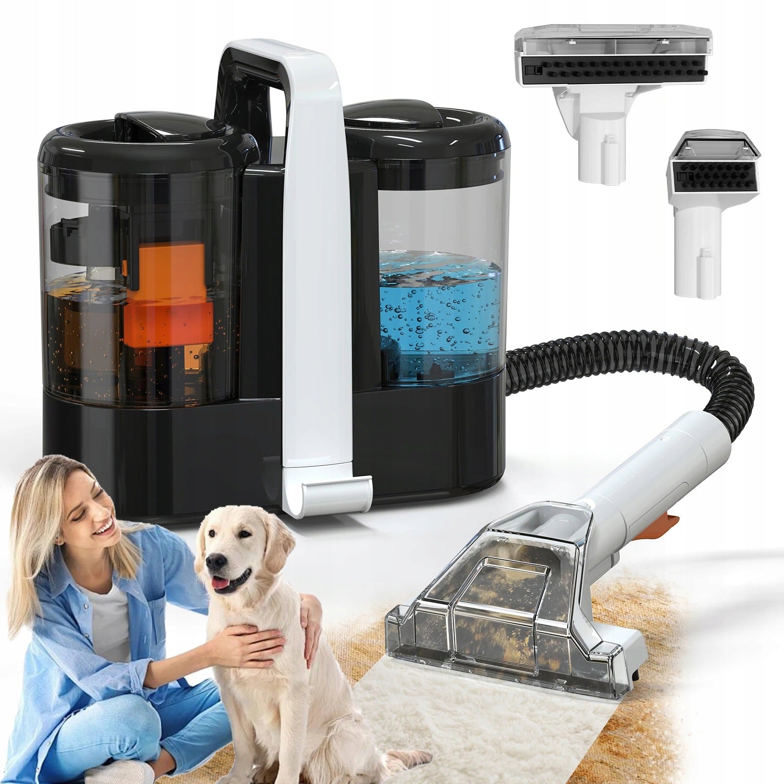 WET AND DRY VACUUM CLEANER POWERFUL SUCTION 600 IN 15 KPA 1.5L+0.8L
