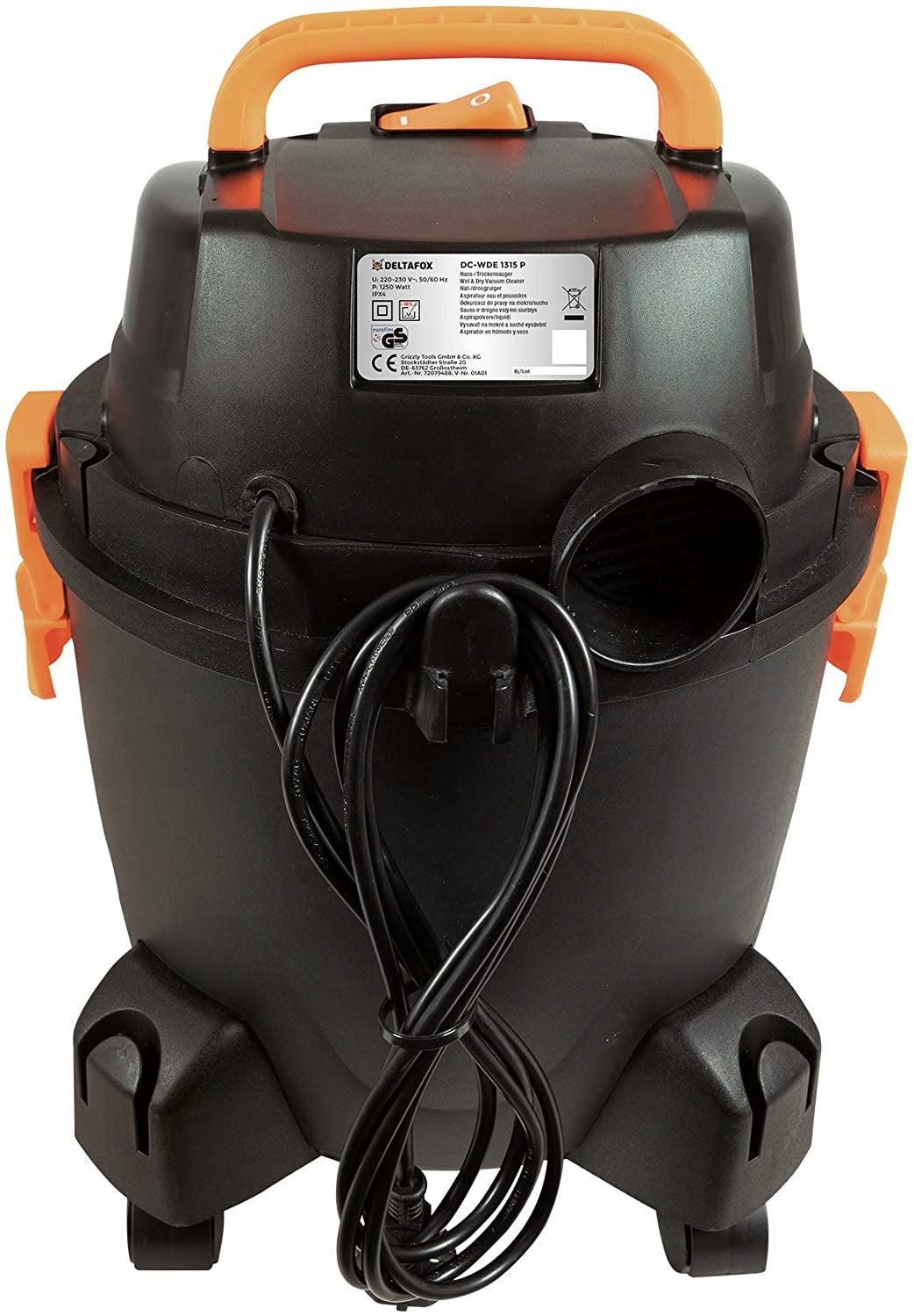 WET DRY Vacuum Cleaner 1250 Watt 15L BLOWING Vacuum cleaner type bagless bag