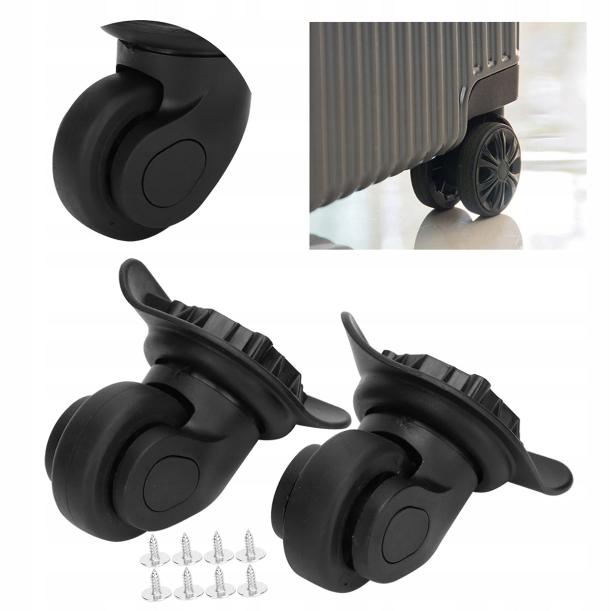WHEEL FOR SUITCASE PARTS SUITCASES BAG 2PCS.