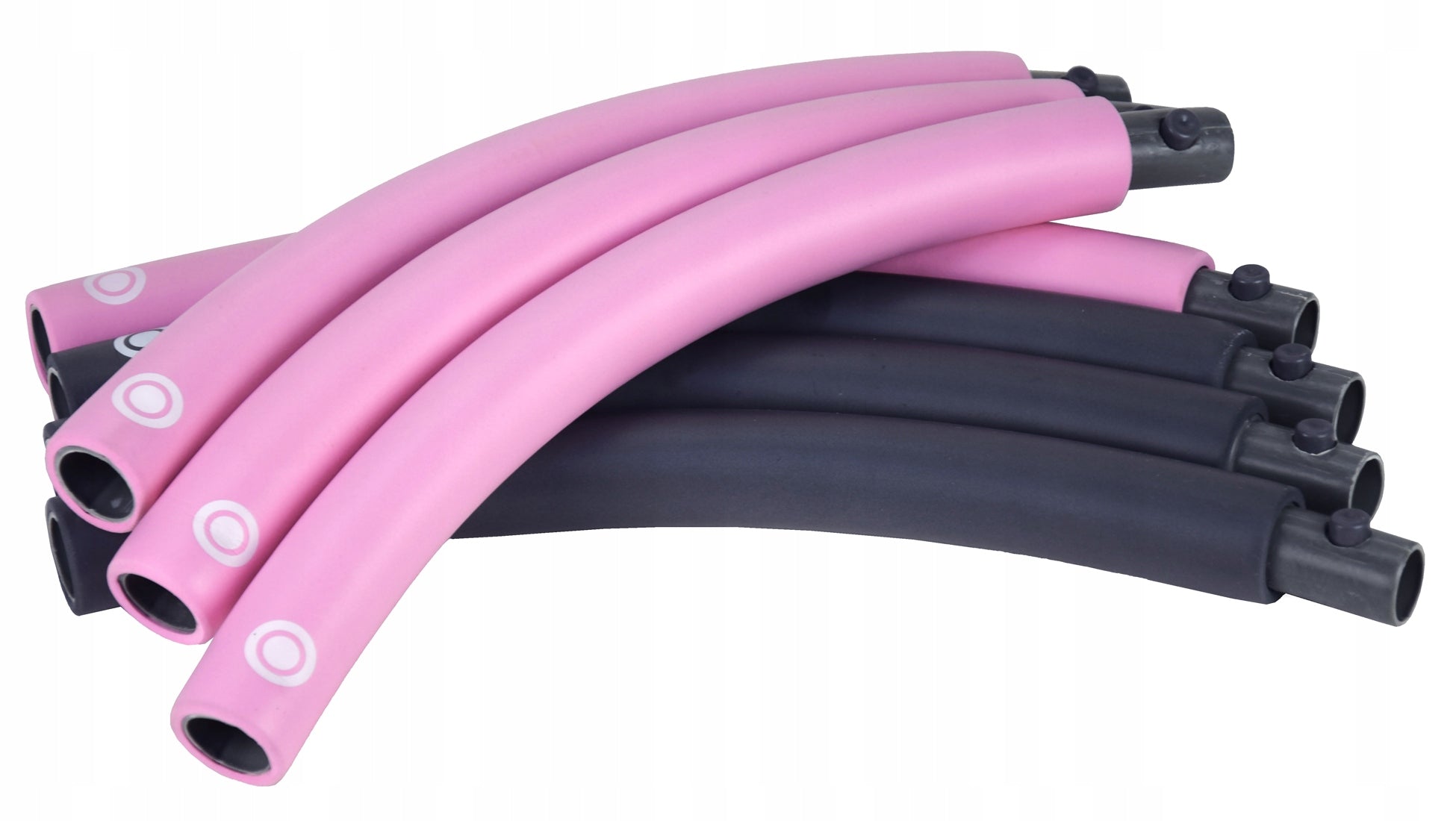 WHEEL HULA HOP FOR EXERCISE FOAM PINK AND BLACK SPORTS Durable 85 cm Color multicolor