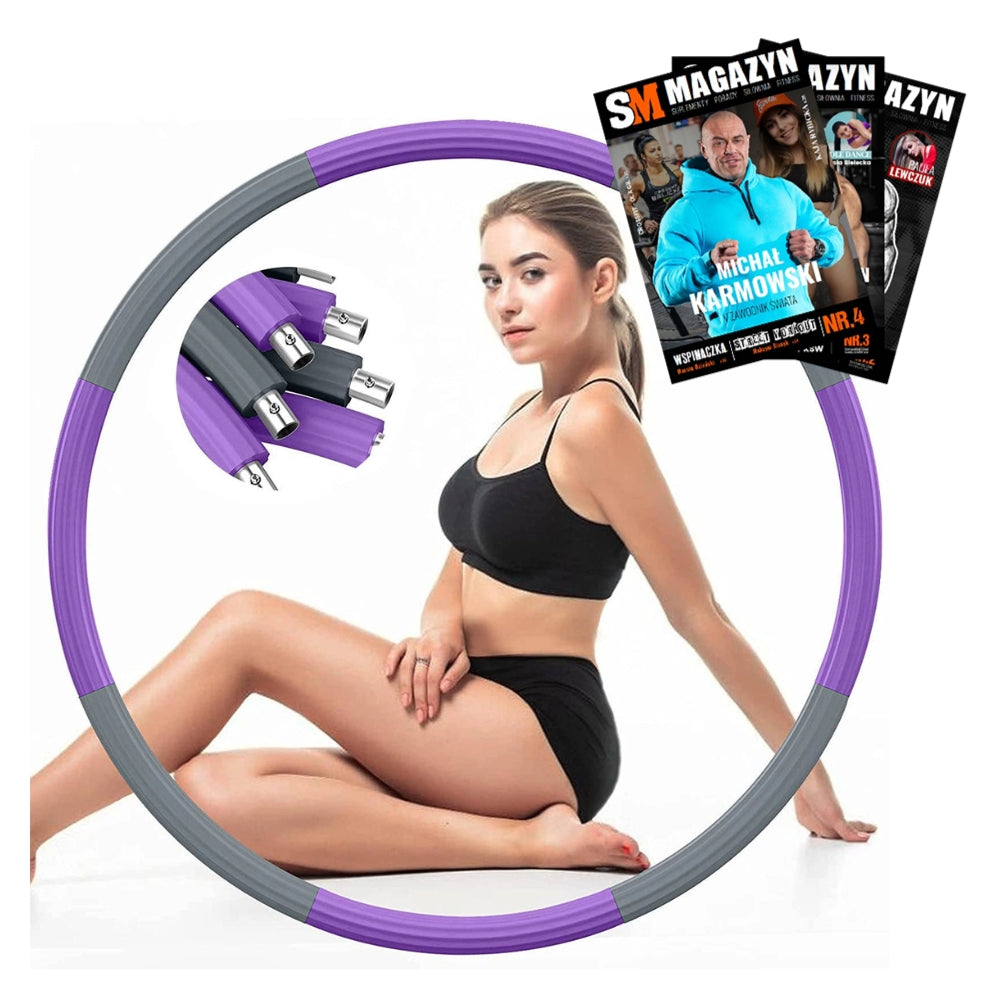 WHEEL HULA HOP SLIMMING FOAM STAINLESS STEEL Ø86cm