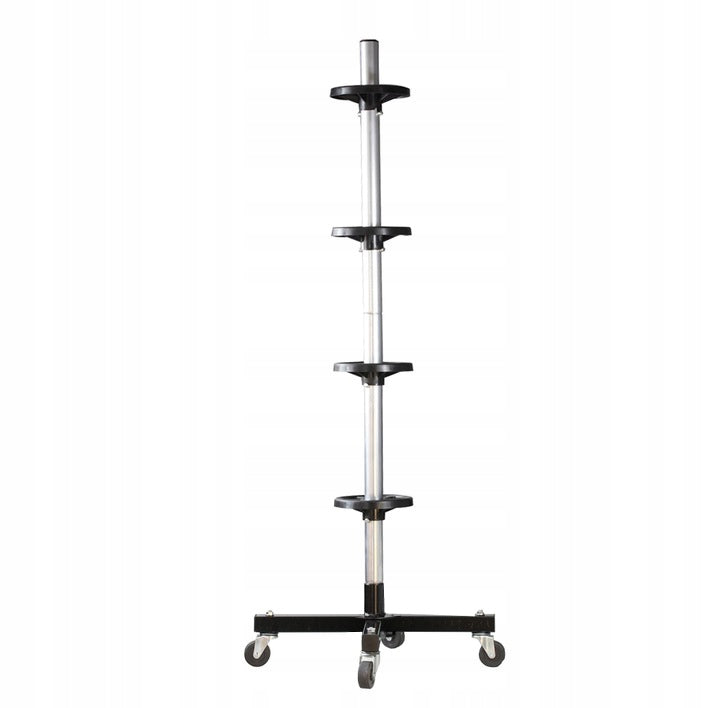 WHEEL RACK ON WHEELS GARAGE RIM HANGER