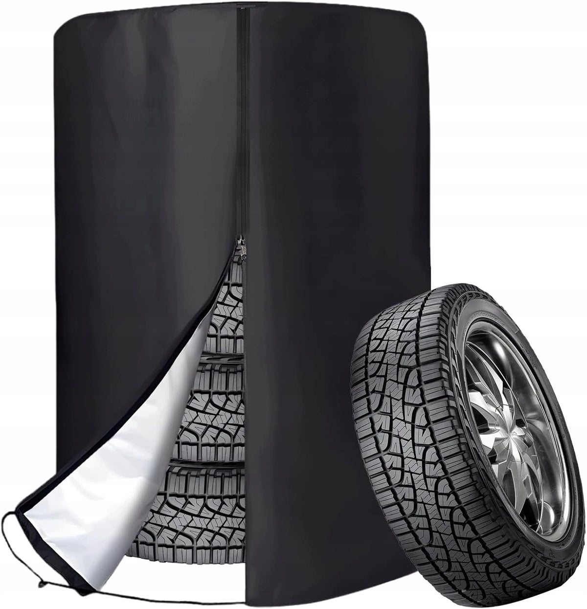 WHEEL TIRE COVER 4 PCS WATERPROOF OXFORD 85x120 cm ZIPPER
