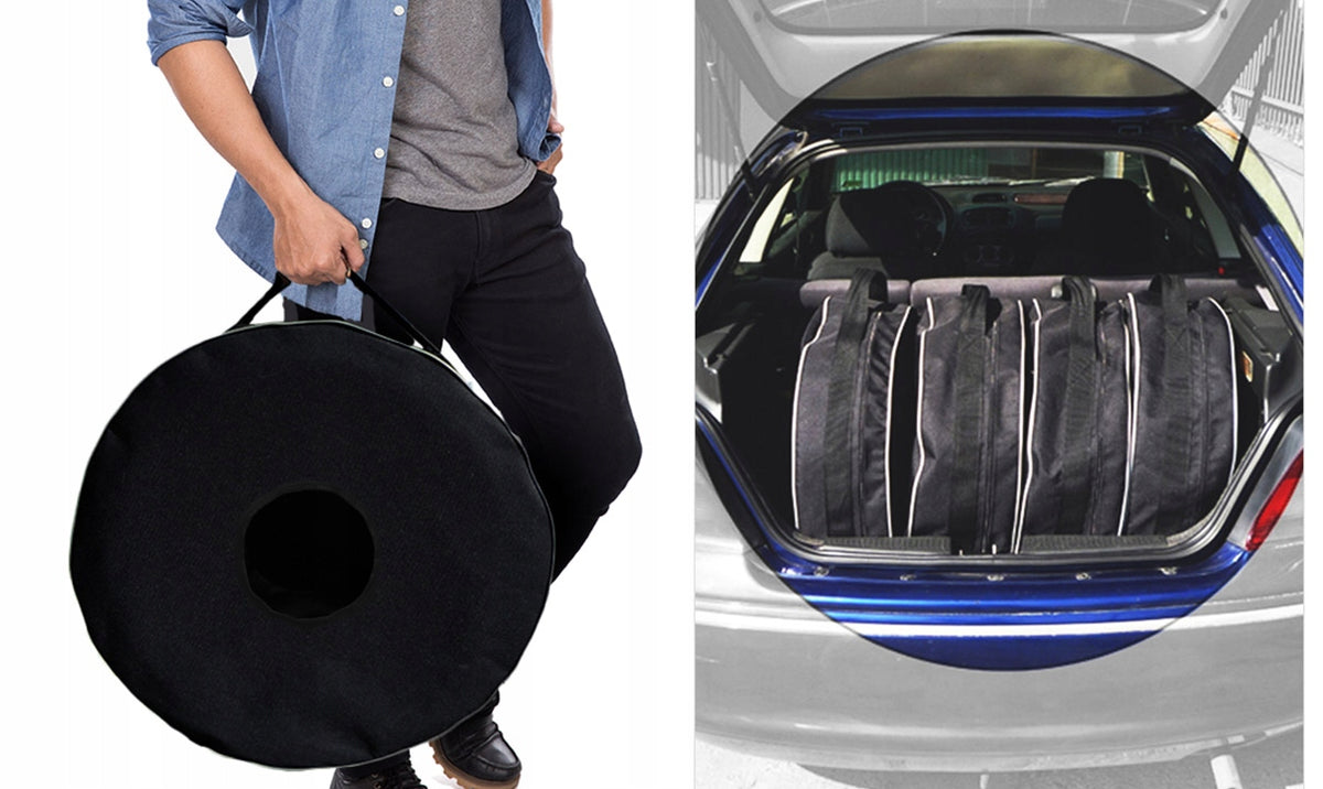 WHEEL/TIRE COVERS - 20" INCHES 255/40 R20 - STANDARD + HOLES FOR STAND Product weight with unit packaging 4 kg