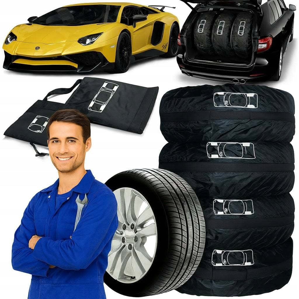 WHEEL TIRE COVERS RIM 4pcs 13-18 Cali WATERPROOF SET