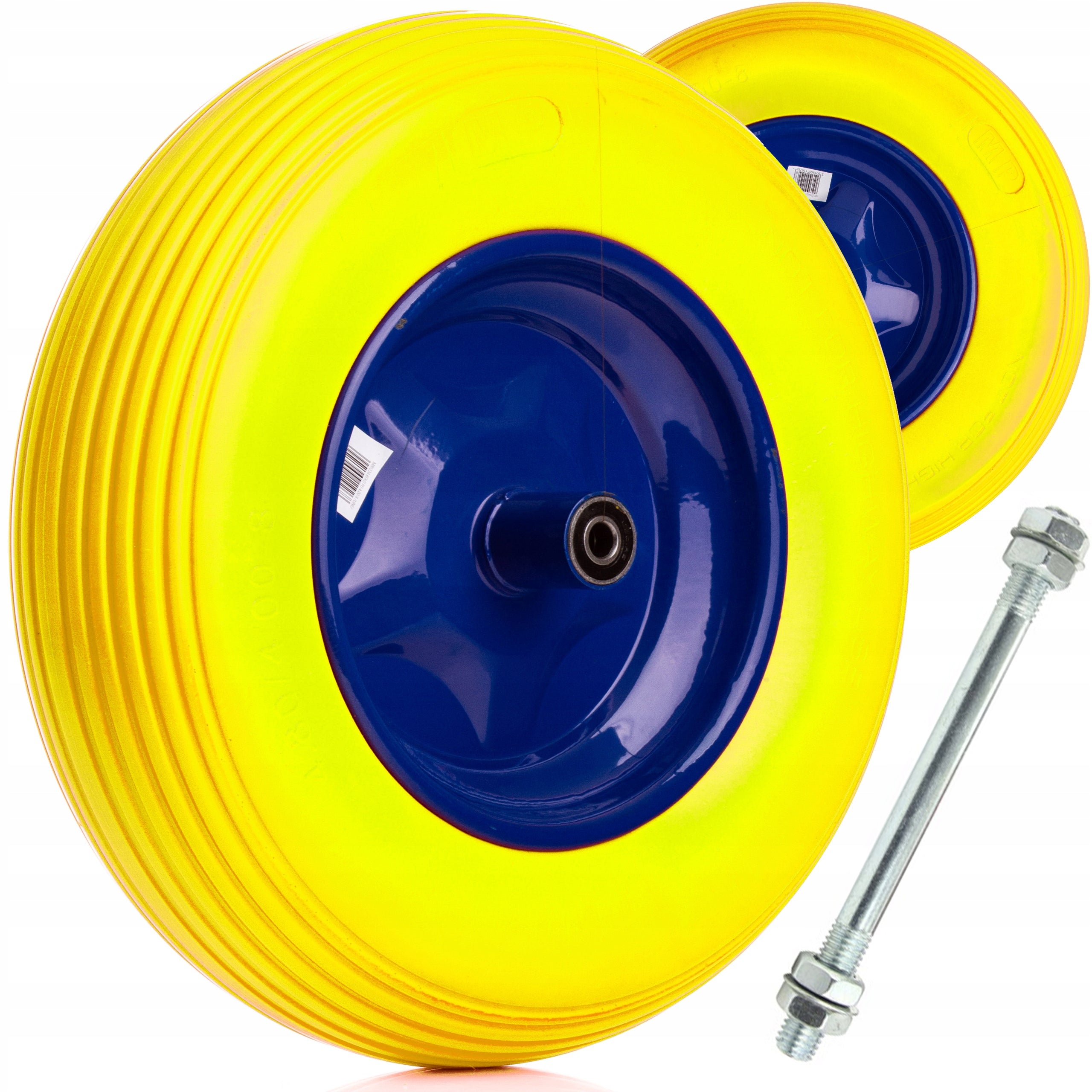WHEEL WHEELBARROW WHEEL FULL 4.00-8 400-8 400x8 TUBELESS FULL + AXLE