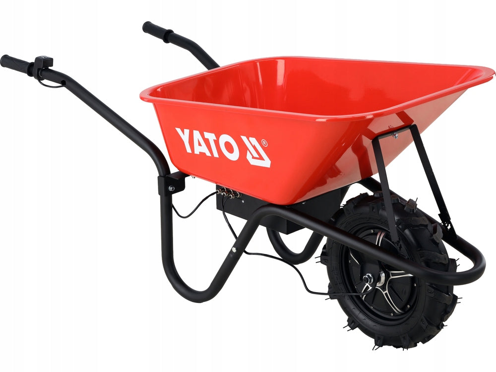 WHEELBARROW ELECTRIC LOAD CAPACITY 150 KG POWER 500W 24V DC 12AH YT-86097 YATO Packaging status original