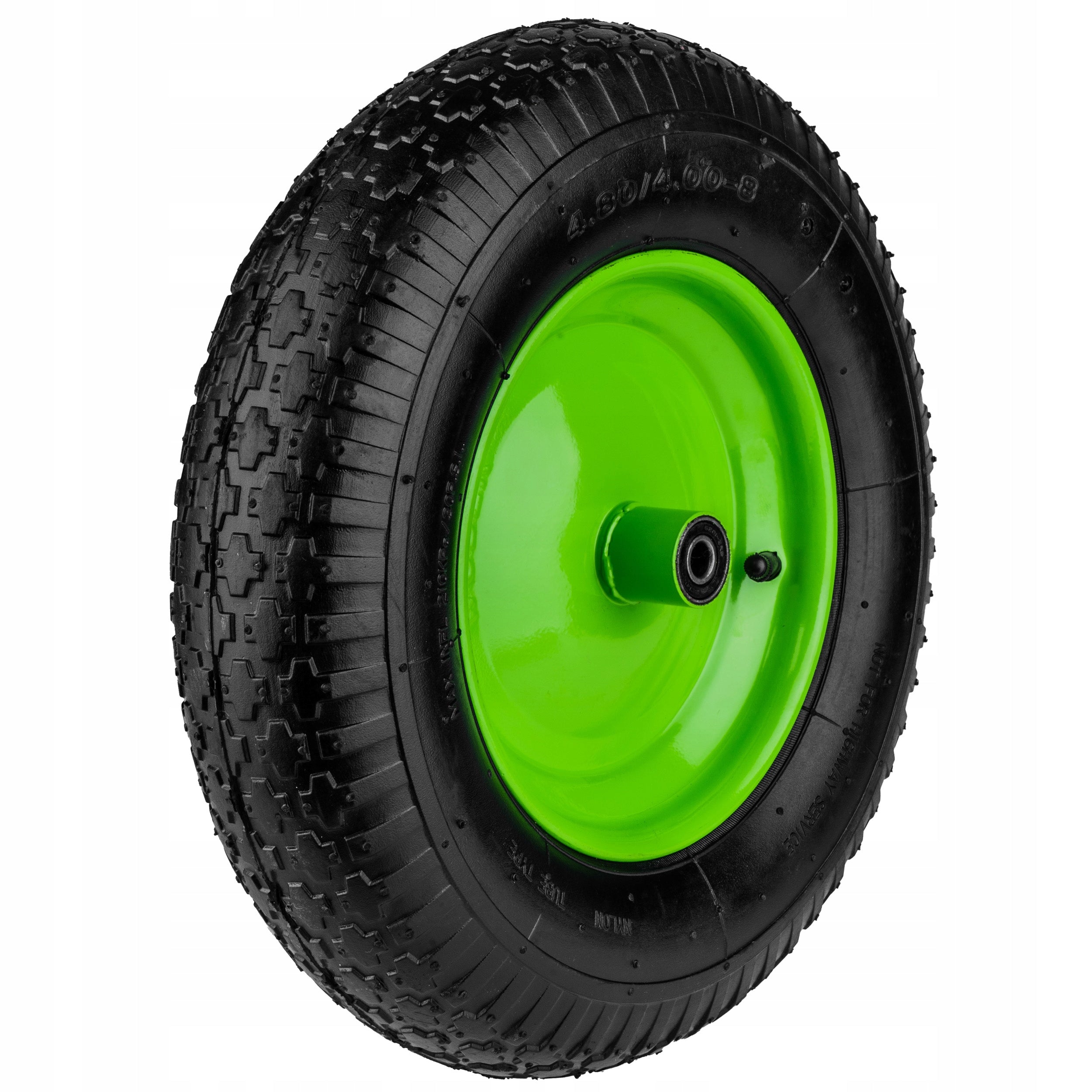 WHEELBARROW WHEEL 15" 4,8/4,00x8 2PR 200KG STRONG WITH INNER TUBE PUMPED WUBER Packaging status original