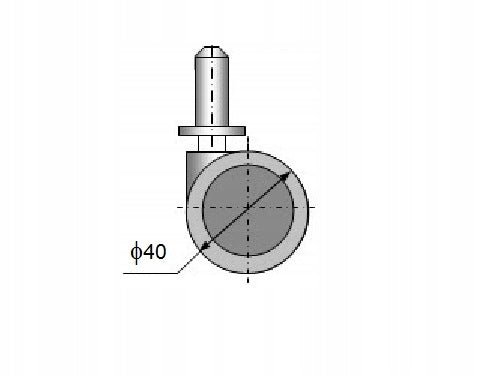 WHEELS FOR CRIB OR CRADLE BRAKE WHITE Manufacturer code Klbl