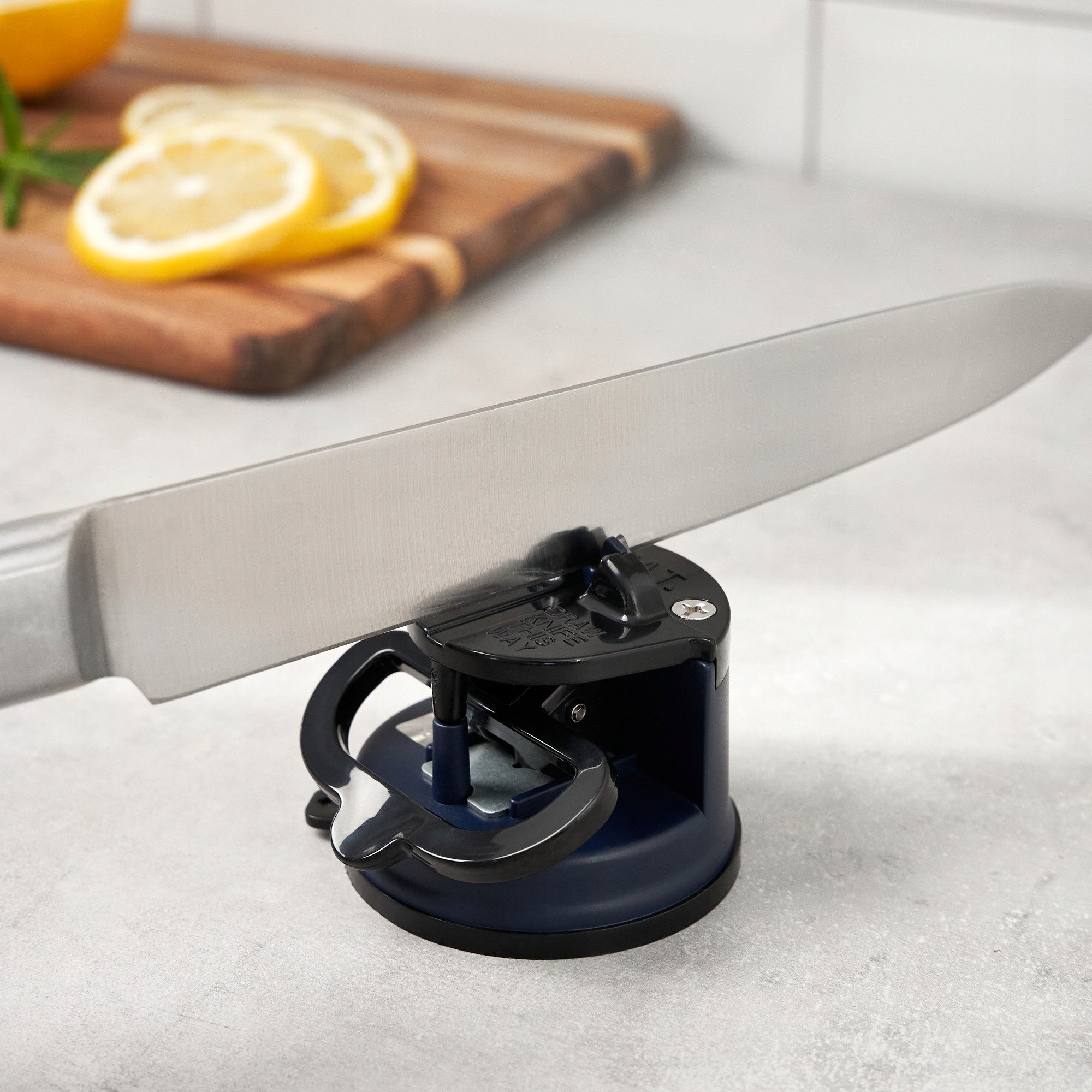WHETSTONE SHARPENER KITCHEN KNIVES -EASY -SAFE -WOLFRAM ANYSHARP CLASSIC Manufacturer code ASKSNAVY