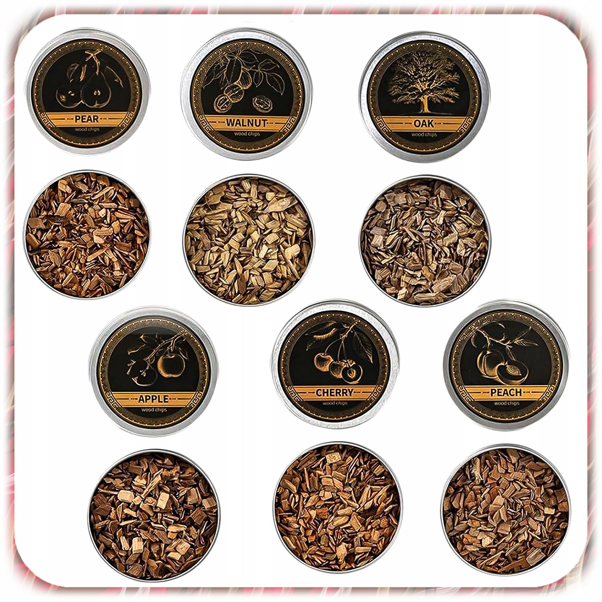 WHISKEY SMOKER SET WOOD 6 USB GIFT FOR GUY Manufacturer code whiskeyzestaw022