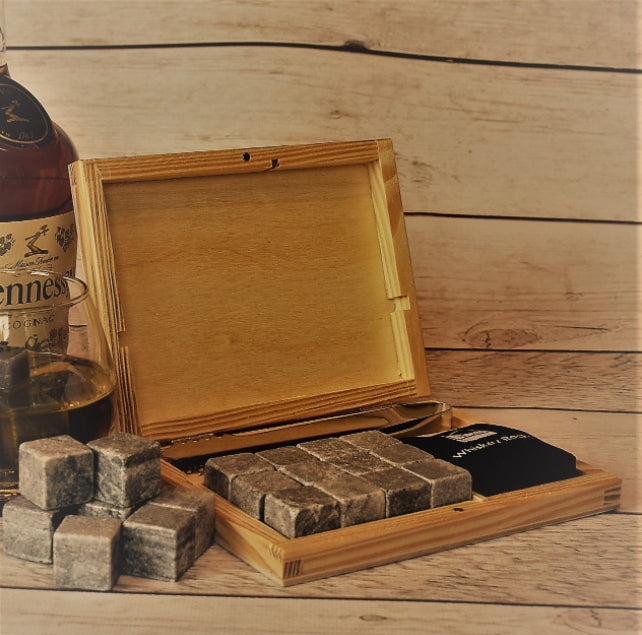 WHISKEY STONES STONE CUBES STEATYT 12PCS BOX WOODEN PLIERS EAN (GTIN) 5906692310067