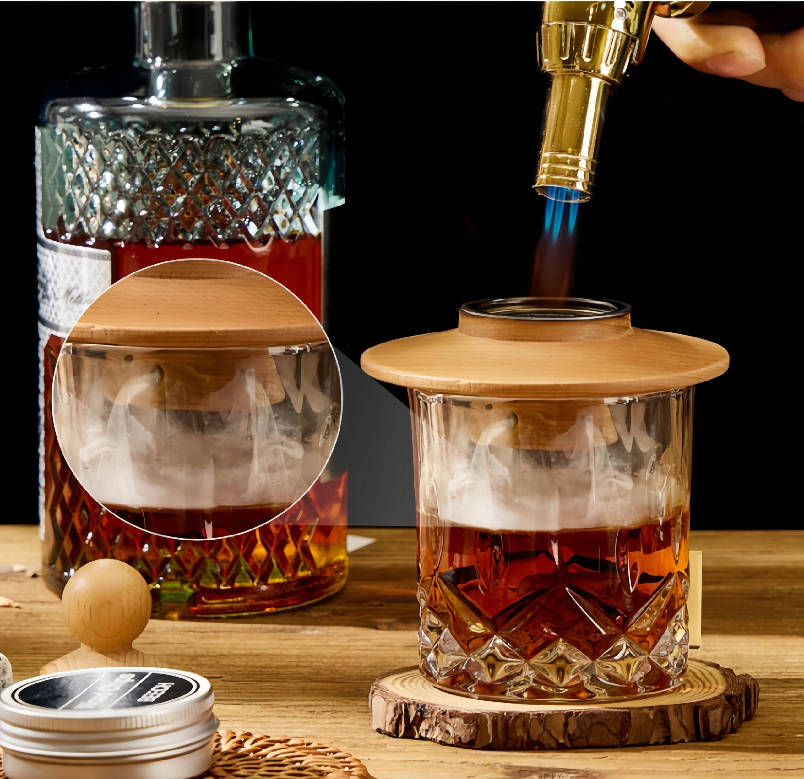 WHISKY SMOKER Smoking Set Birthday Gift for Man Manufacturer code SD-51
