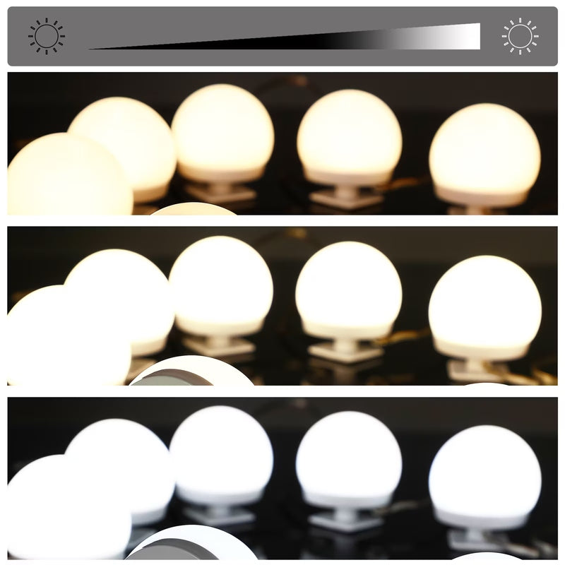 WHITE DRESSING TABLE COSMETIC WITH LED MIRROR Brand Casaria