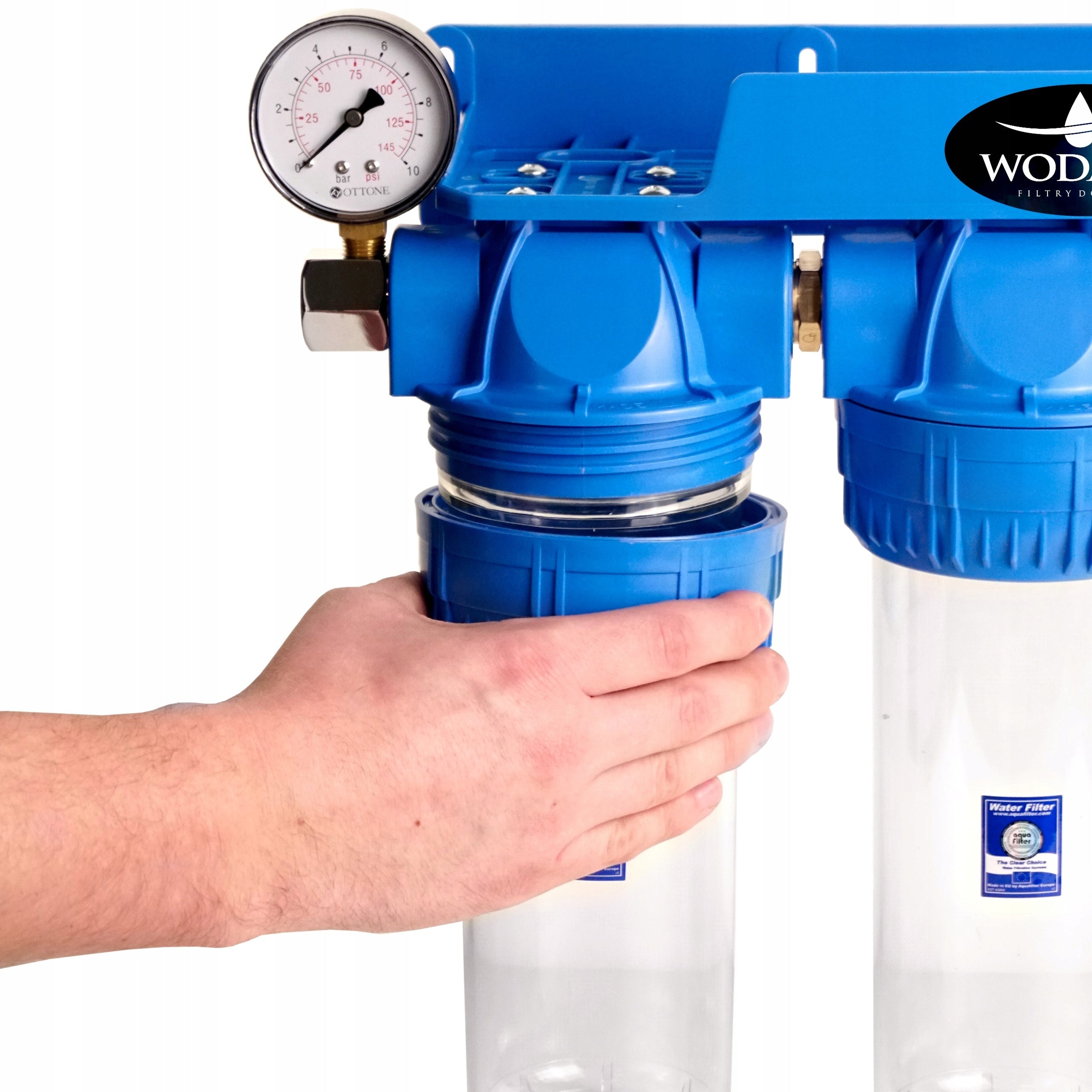 WHOLE HOUSE PRE-WATER FILTER 3 STAGE SOFTENER + FILTER KIT Manufacturer code Filtr wody 3 stopniowy