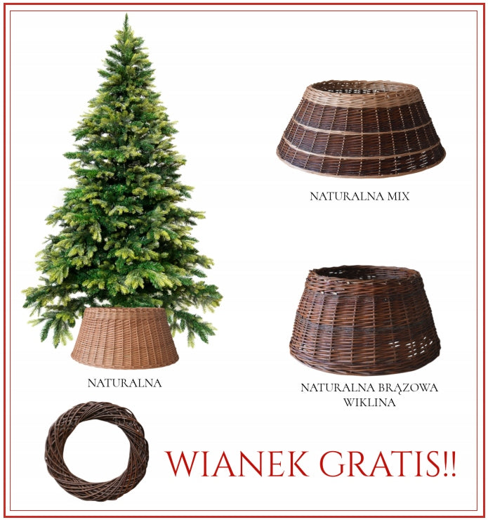 WICKER COVER FOR HYBRID STAND FI 55 cm - 3 natural versions choice