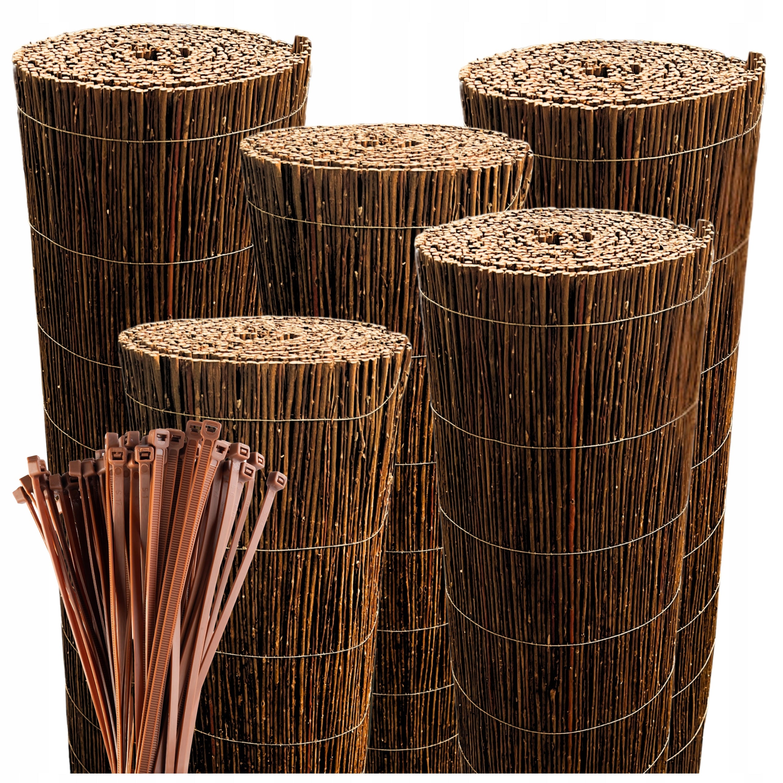 WICKER MAT 90x500cm WICKER POLISH MANUFACTURER DENSE COVER FOR BALCONY