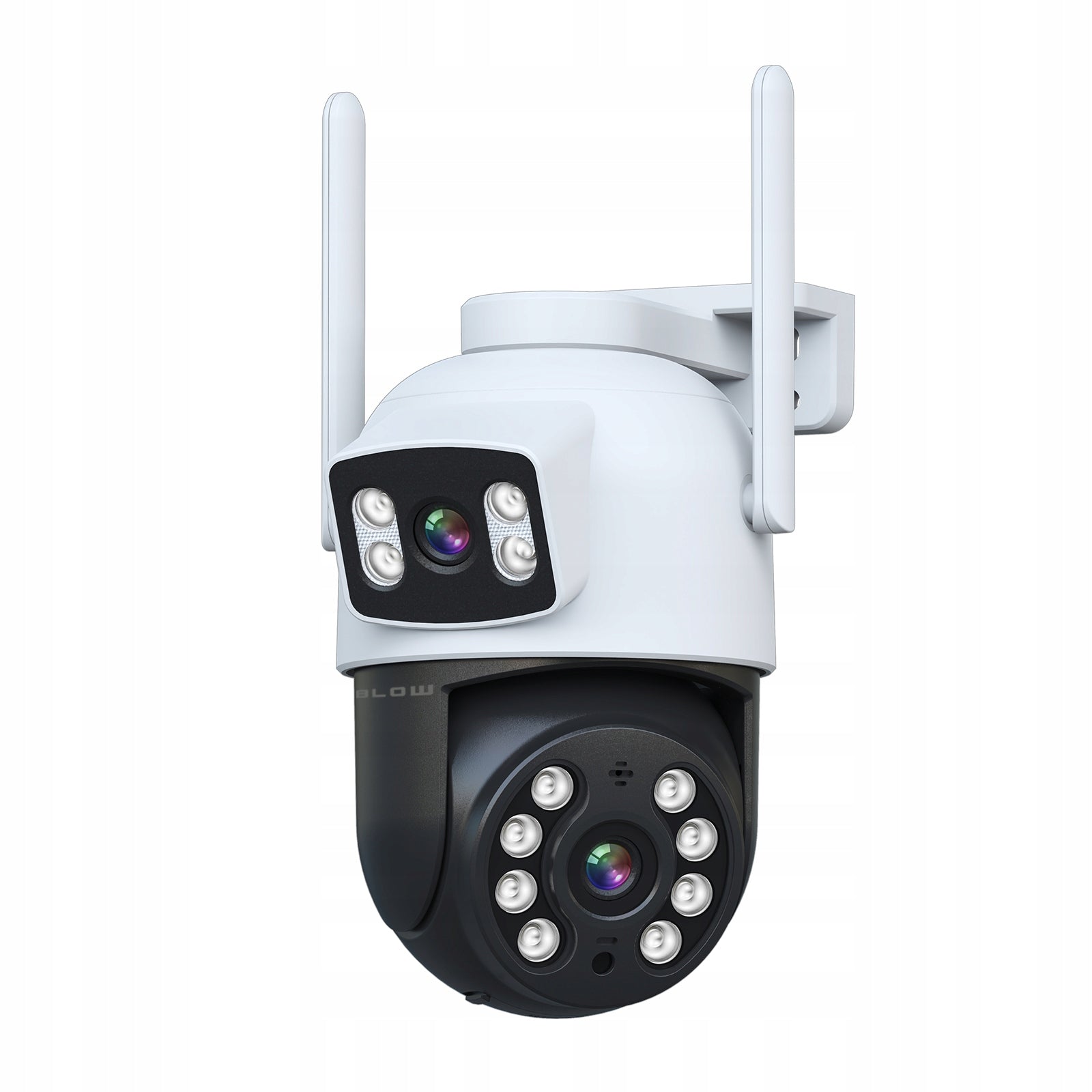 WIFI CAMERA 6MP ROTATING TWO LENSES IR DUAL HD ICSEE SMART IP65 PTZ Packaging status original