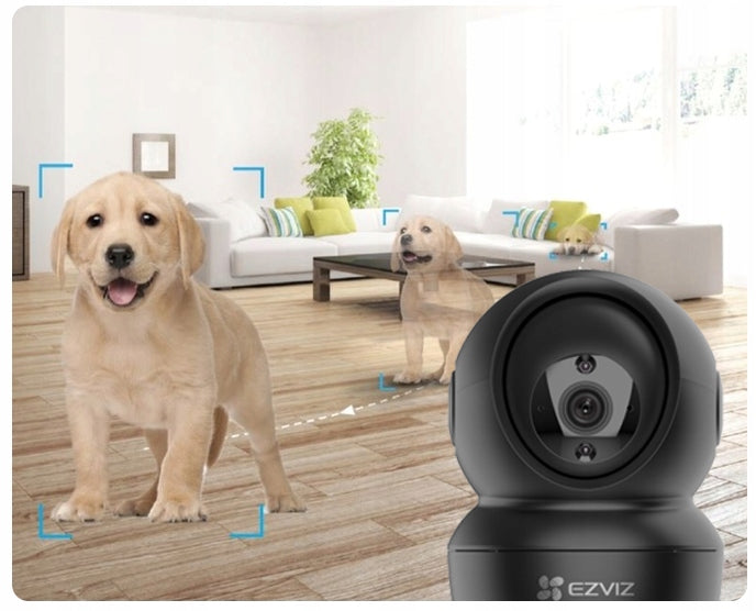 WIFI CAMERA INTERNAL ROTATING 2MPx EZVIZ C6N FULL HD BLACK 24/7 VIEW Product weight with unit packaging 0.472 kg