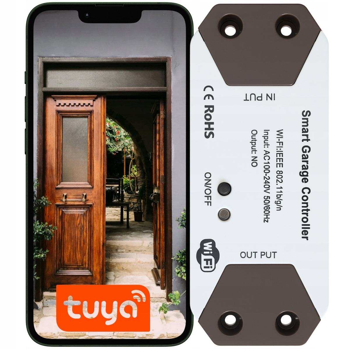 WIFI GATE CONTROLLER TUYA GARAGE EXIT RELAY OPENING REMOTE CONTROL
