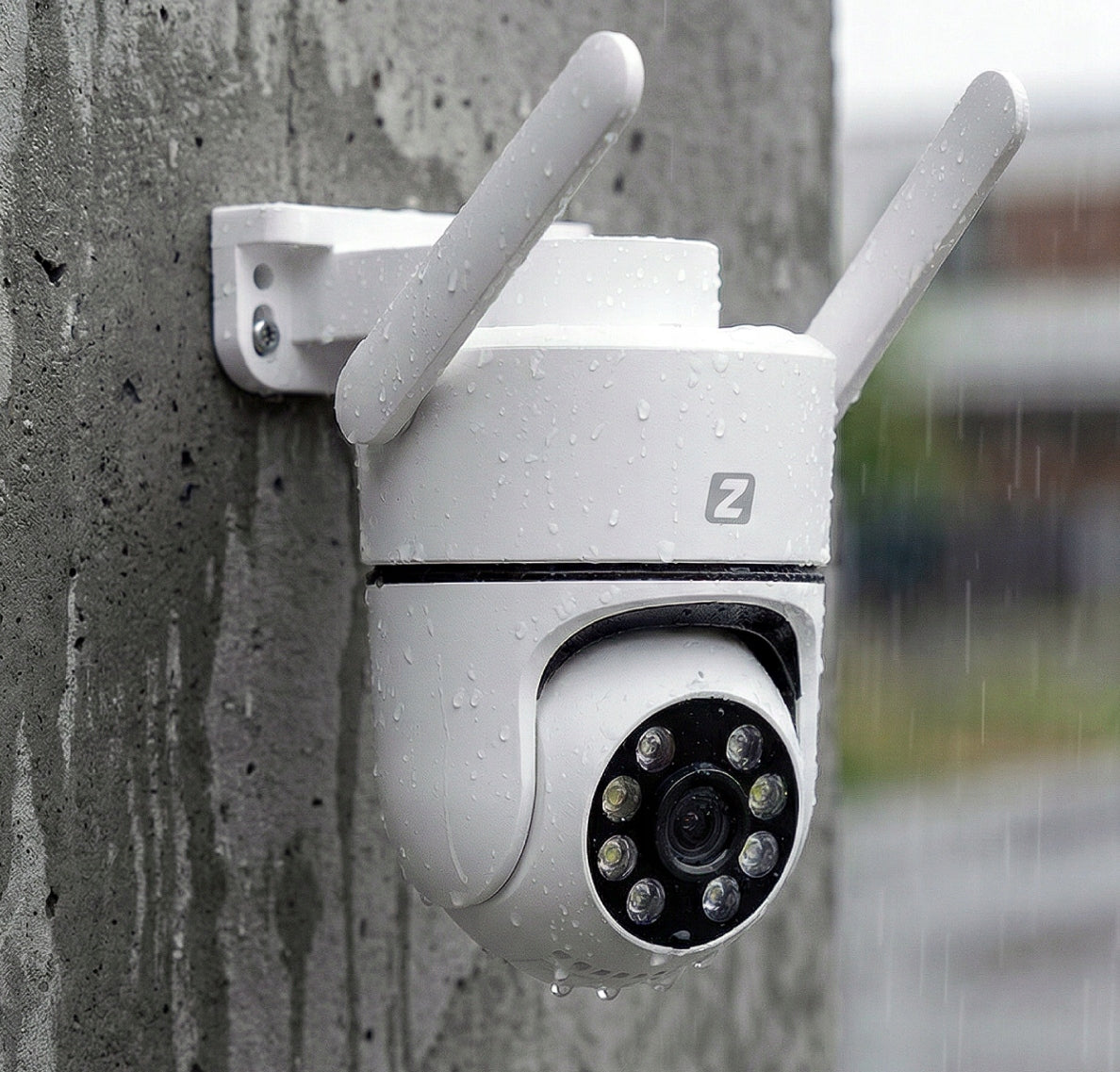 WIFI IP OUTDOOR CAMERA 3MPX ZOOM LED AI AUDIO P3 Brand Zintronic