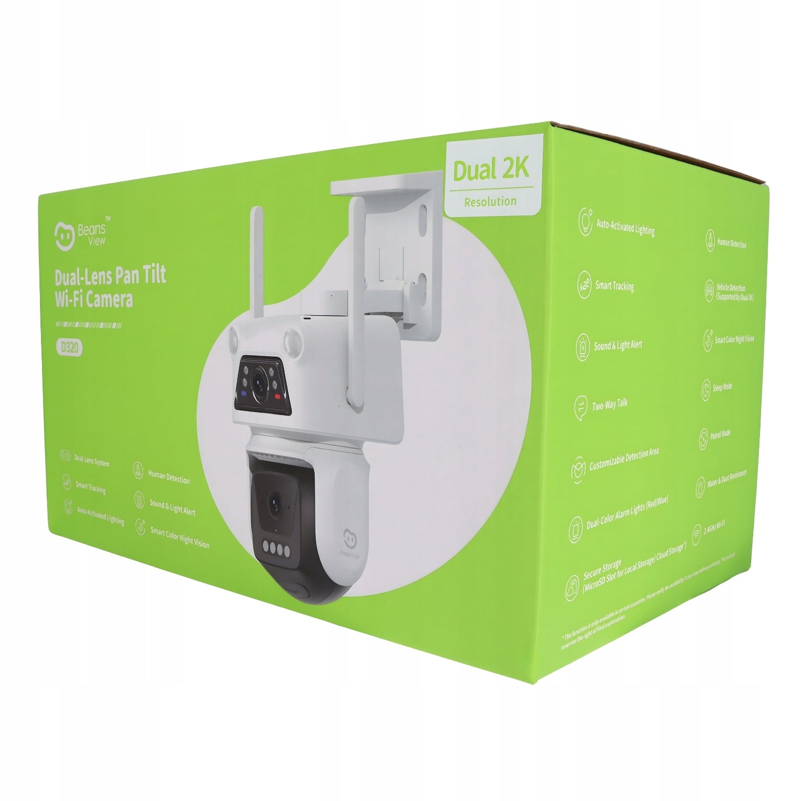 WIFI OUTDOOR ROTARY CAMERA 6 Mpx DUAL 2X 3Mpx BEANSVIEW PTZ EZVIZ Kind internal external