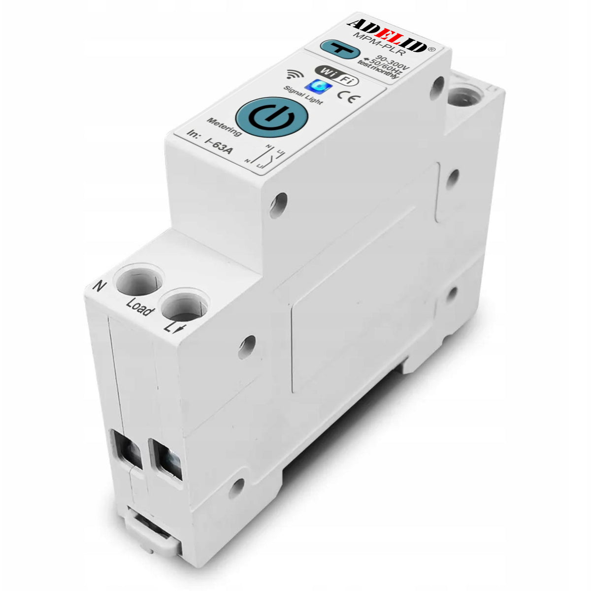 WIFI RELAY FOR DIN RAIL MEASUREMENT OF ENERGY CONSUMPTION TUYA DIFFERENTIAL EAN (GTIN) 5900378985679