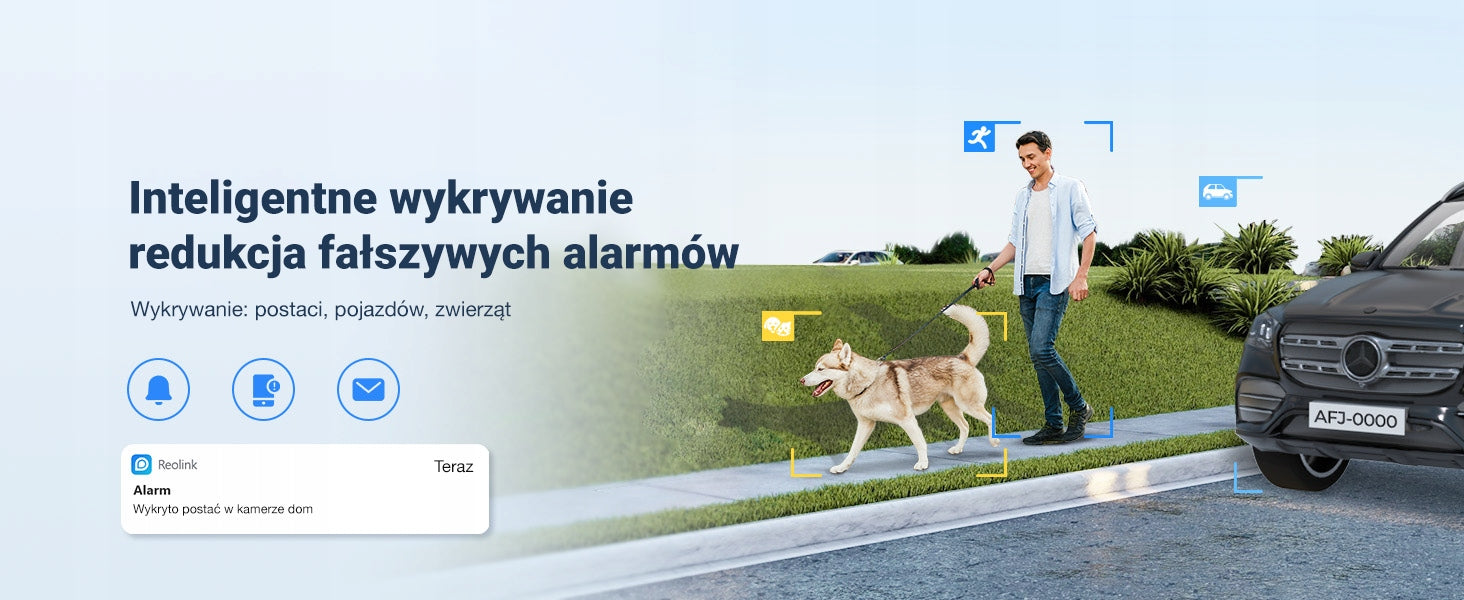 WIFI ROTARY CAMERA EXTERNAL VEHICLE CHARACTER TRACKING 8 Mpx 4K REOLINK Batteries included yes