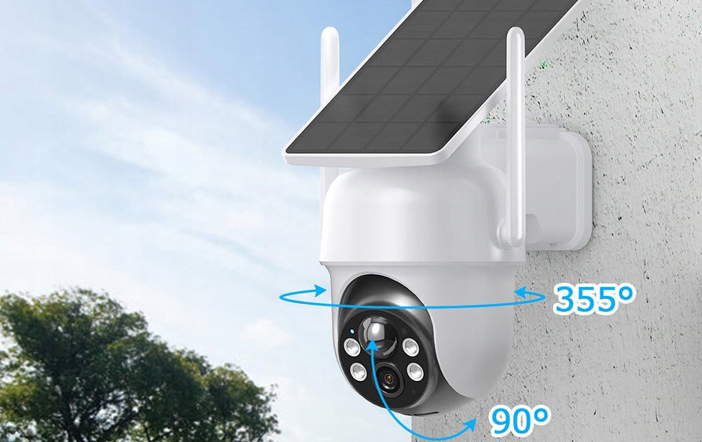WIFI SURVEILLANCE KIT 4 4MPX ROTARY CAMERAS WITH 4X ZOOM BASE STATION Manufacturer code ZESTAW DO MONITORINGU WIFI 4 KAMERY