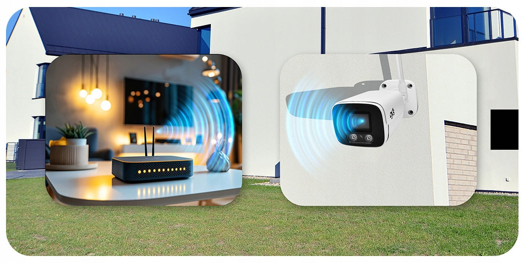 WIFI WIRELESS CAMERA IP 5MPX 2K IR20 METAL OUTDOOR AUDIO SMART DVS Manufacturer code DVS-MP5036ET-IRW