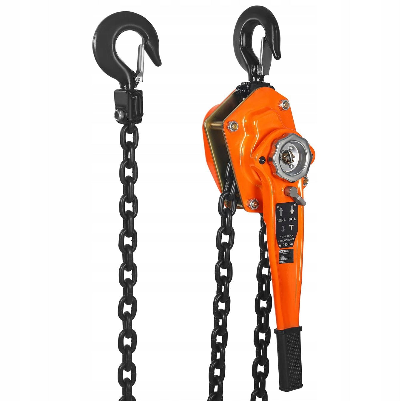WINCH CHAIN WINCH MANUAL RUKCUG 3T KIFOR RATCHET 2 HOOKS 3M Manufacturer code M80750