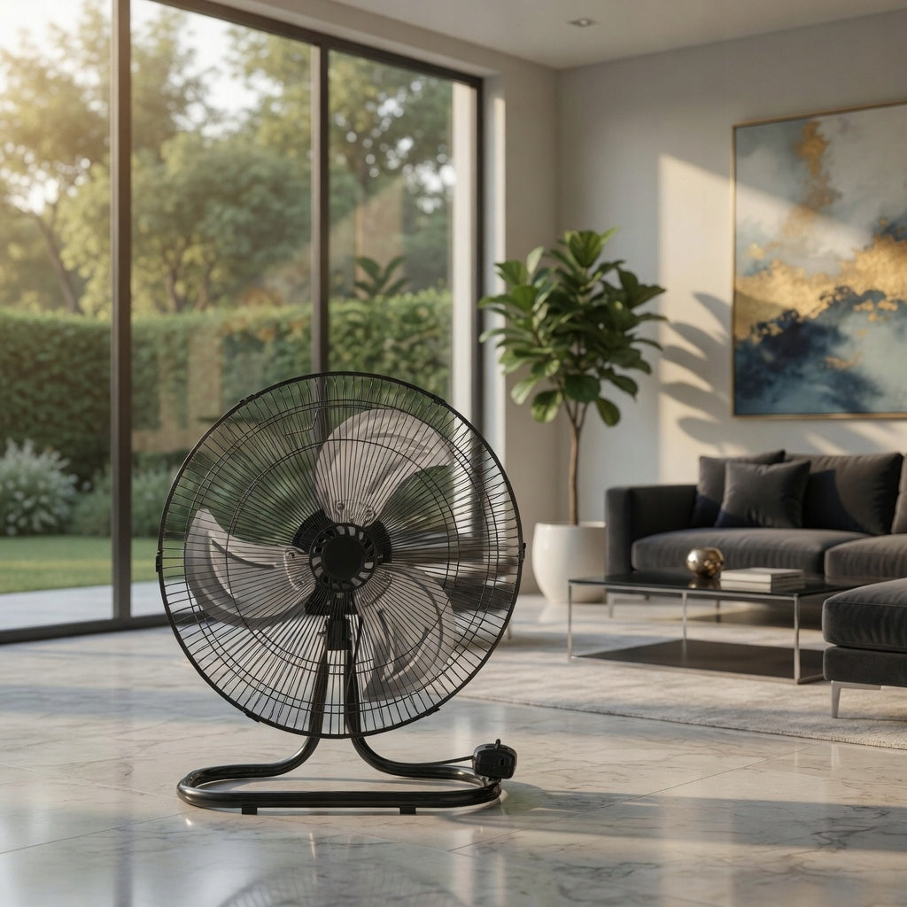 WINDMILL FLOOR STANDING FAN WALL QUIET POWERFUL INDUSTRIAL 3 IN 1 Brand LTC