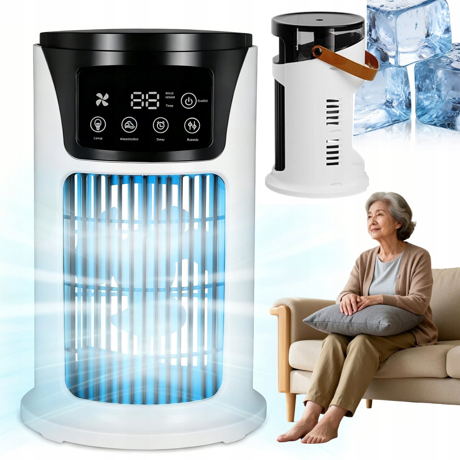 WINDMILL WATER HUMIDIFIER 6 ADJUSTABLE AIRFLOW SPEEDS