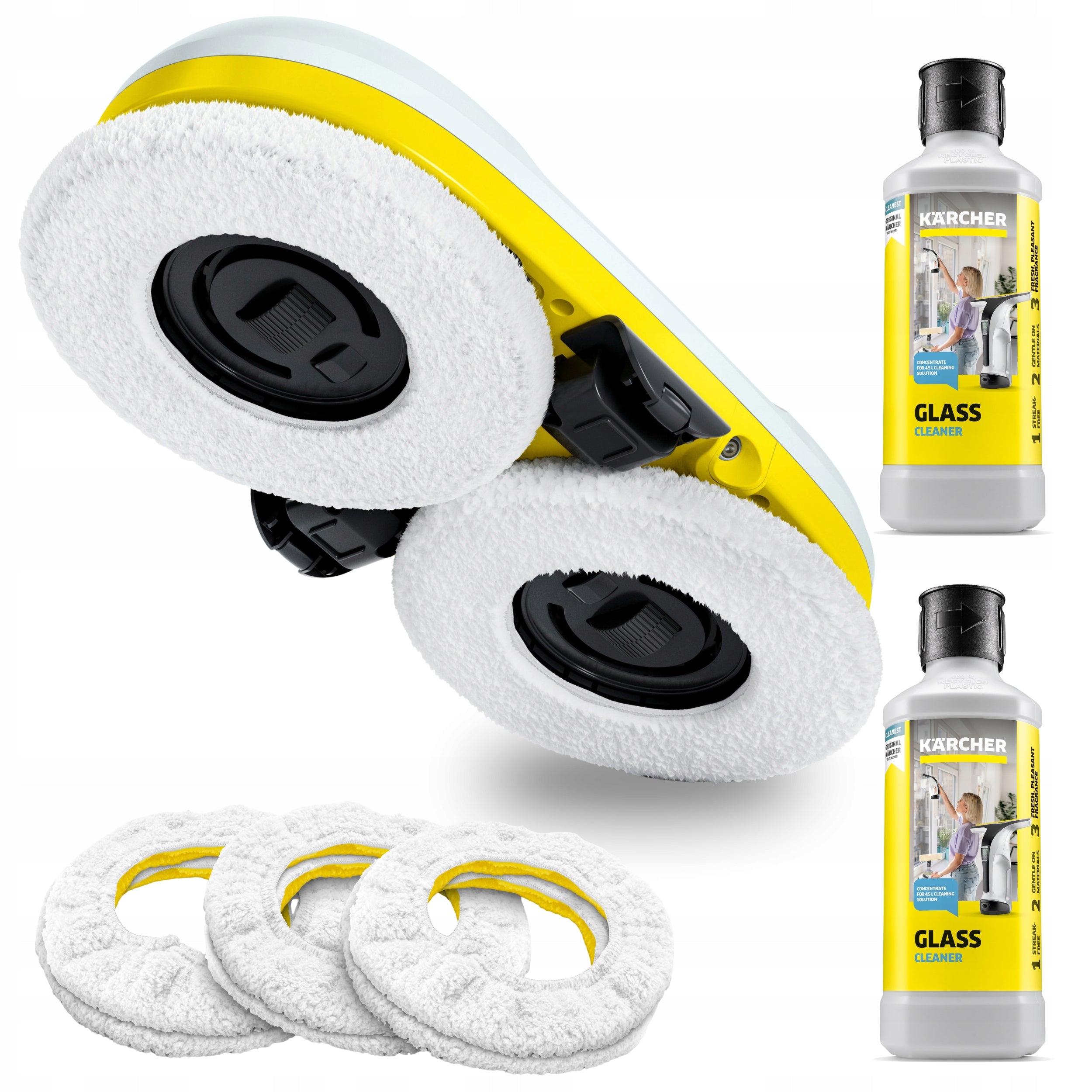 WINDOW CLEANING ROBOT KARCHER RCW 2 + 2x WINDOW CLEANING CONCENTRATE RM 500 ML