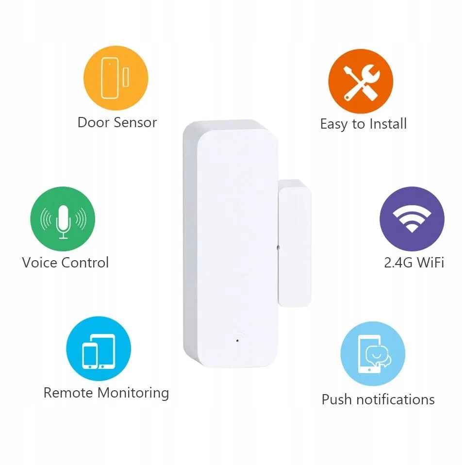 WINDOW DOOR OPENING SENSOR ALARM reed WIFI SMART LIFE TUYA Packaging status original