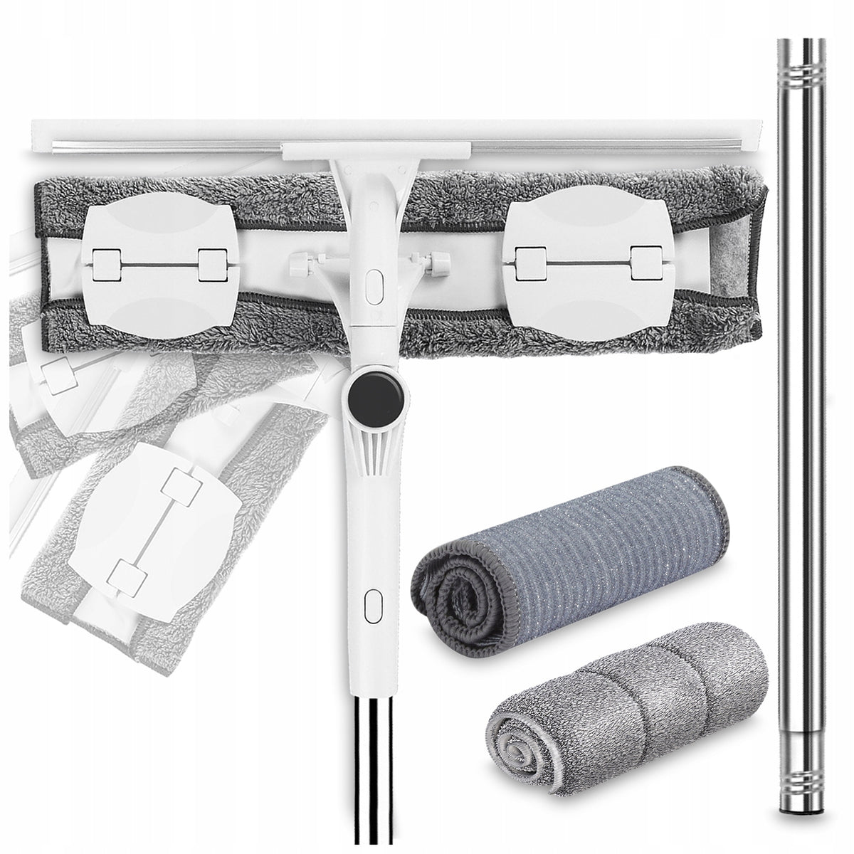 WINDOW MOP WASHER FOR CLEANING WINDOWS MIRRORS FLOORS ADJUSTMENT 180CM +PULLER